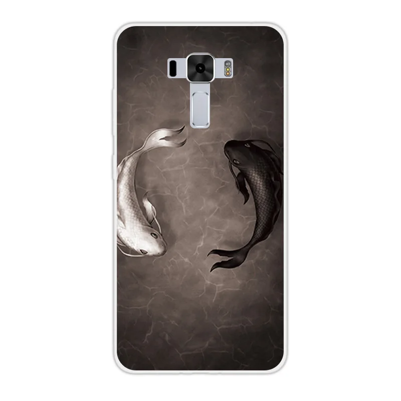 for Asus Zenfone 3 Laser ZC551KL 5.5 inch Back Silicone Cover Soft TPU Lion Phone Case |