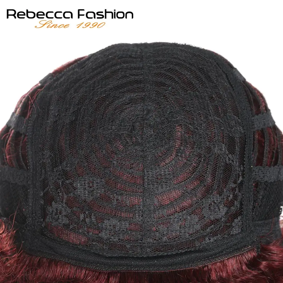 Волосы Rebecca короткие афро курчавые 100% натуральные волосы парики для черных