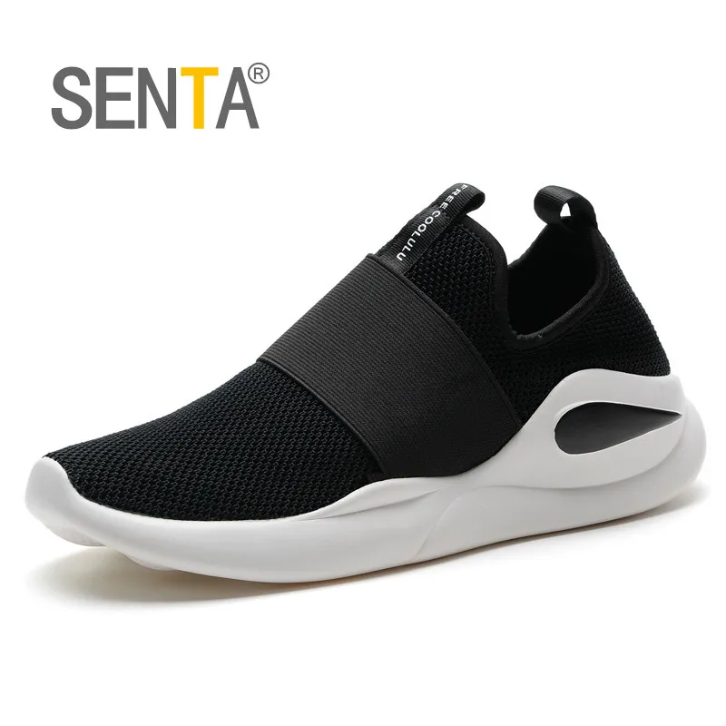 

SENTA Men Shoes Breathable Mesh Fashion Casual Shoes Men Sneakers Adult Footwear Slip-On Walking Shoes Zapatillas Deportiva