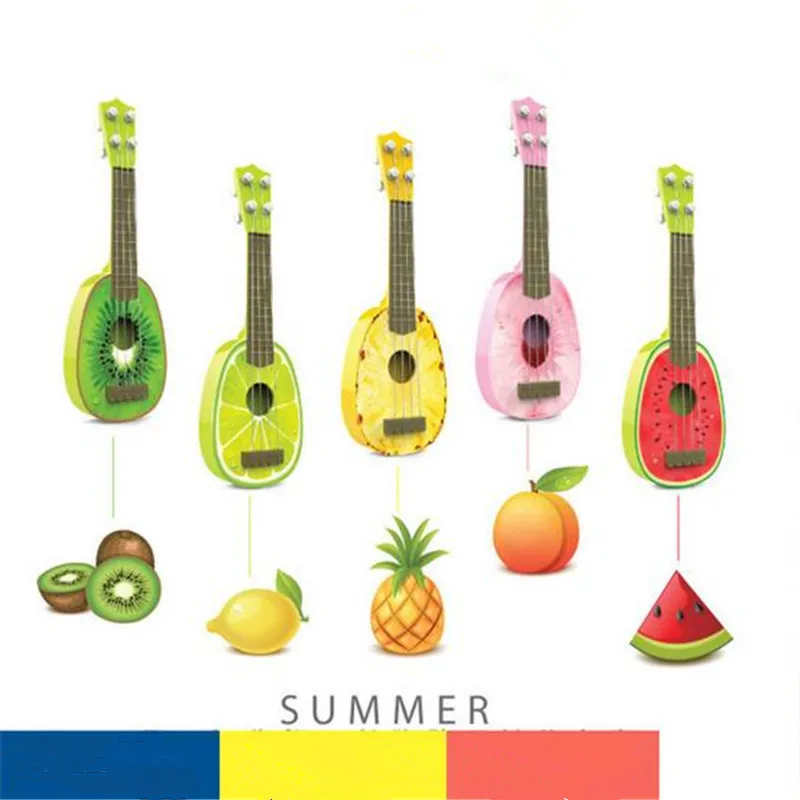 Новые детские легкообучаемые гитары-фрукты Youkrili Mini могут играть на музыкальных