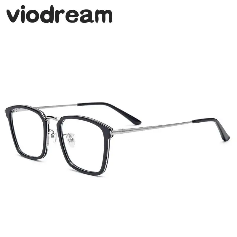 

Viodream Unisex Acetate Glasses Frame Square Prescription Eyewear Optical Glasses Frame Spectacle Frames Oculos De Grau