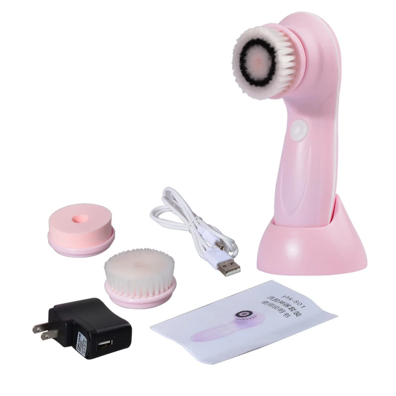 Multifunctional Electric Face Cleansing Makeup Brushes USB Rechargeable Washing Make Up Pincel Beauty Brush | Красота и здоровье
