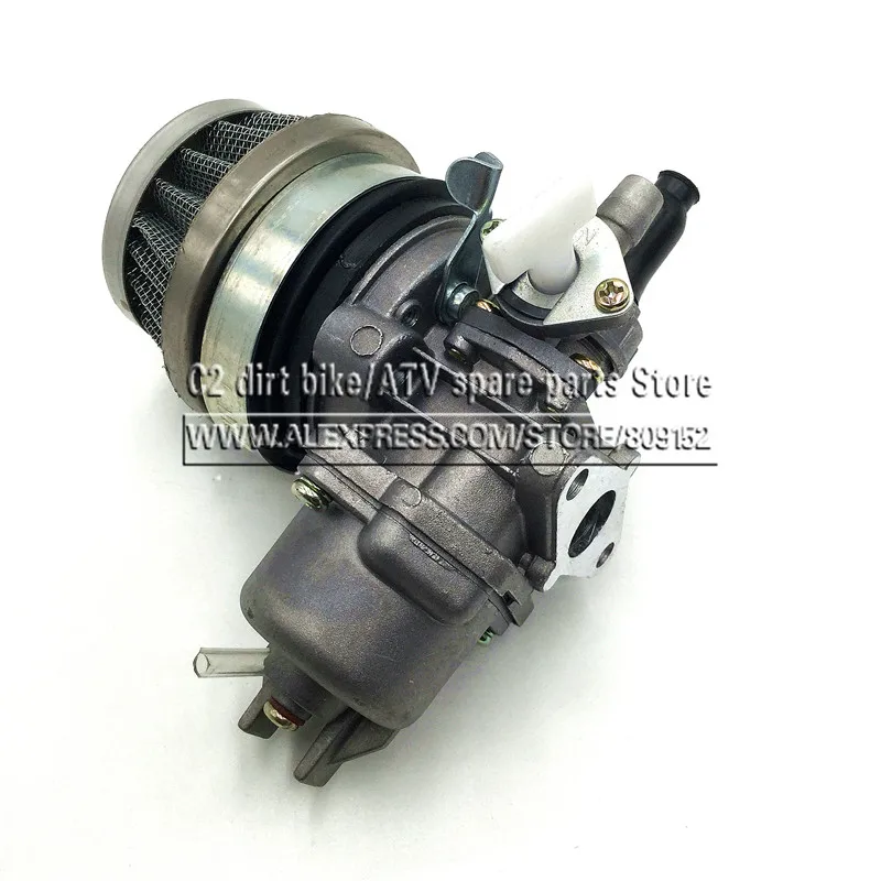 Карманный велосипед 47cc 49cc двигатель carb Карбюратор с воздушным фильтром Pod 2 тактный для мини квадроцикла ATV Dirt Bike MiniMoto Go Kart Buggy