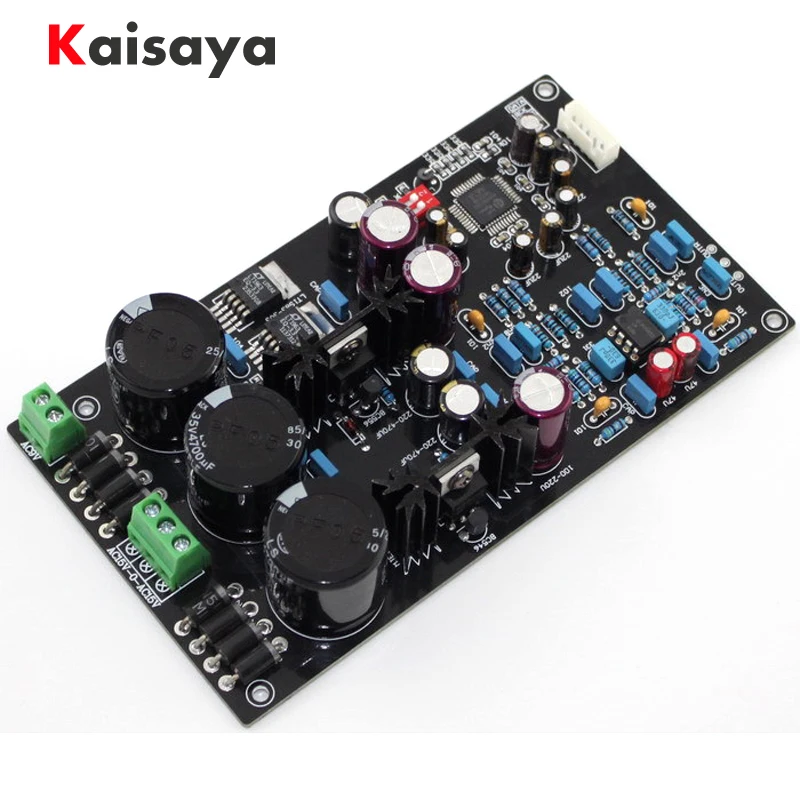 Обновленная версия Собранный hifi AK4495EQ SEQ II2S цап поддержка 32BIT 768 К декодер ОУ AD827 LT1963