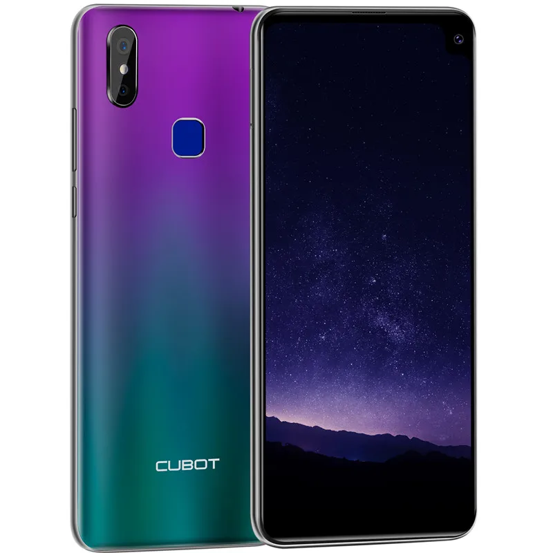 Мобильный телефон Cubot Max 2 Android 9,0 19:9, экран капли воды, четыре ядра, 4 ГБ, 64 ГБ, 6,8 дюйма, 5000 мАч, двойная камера, Face ID, 4G LTE, телефон