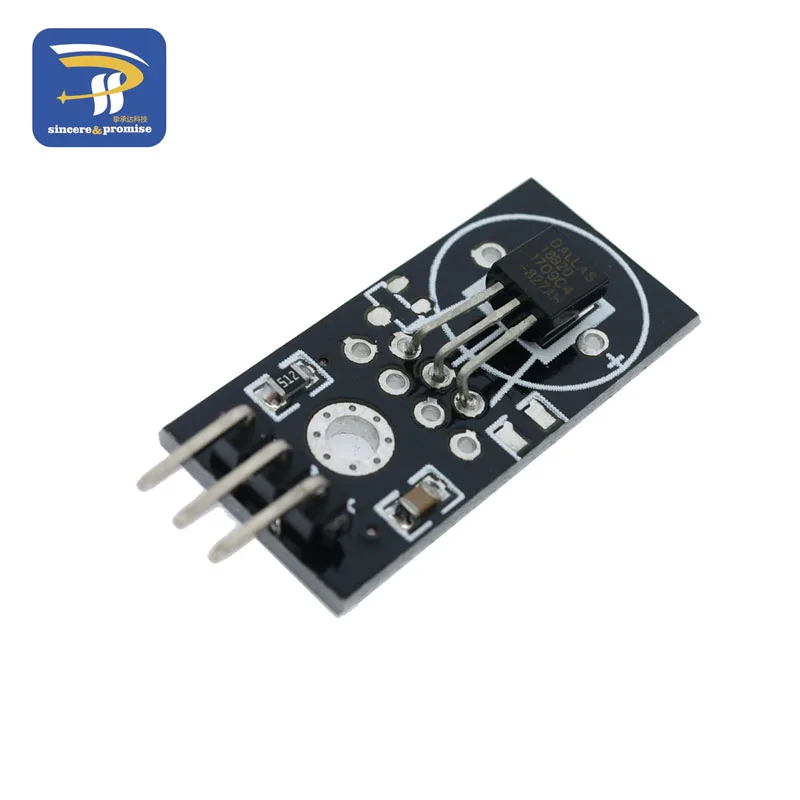DS18B20 одноавтобусный цифровой датчик температуры модуль DC 5 V для Arduino