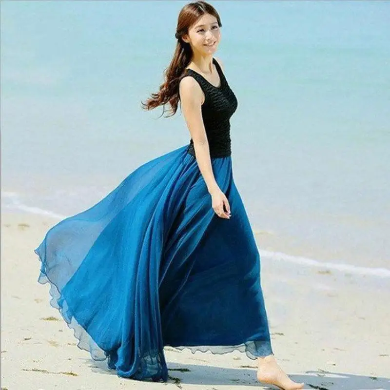 Новый бренд 2017 летняя модная кружевная юбка с эластичной резинкой на талии