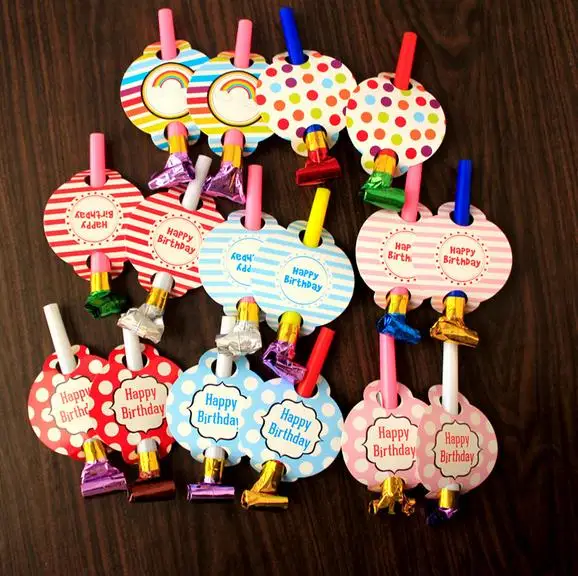 День рождения вечеринка свисток выдувание труба для детей Noice makerToys Детские