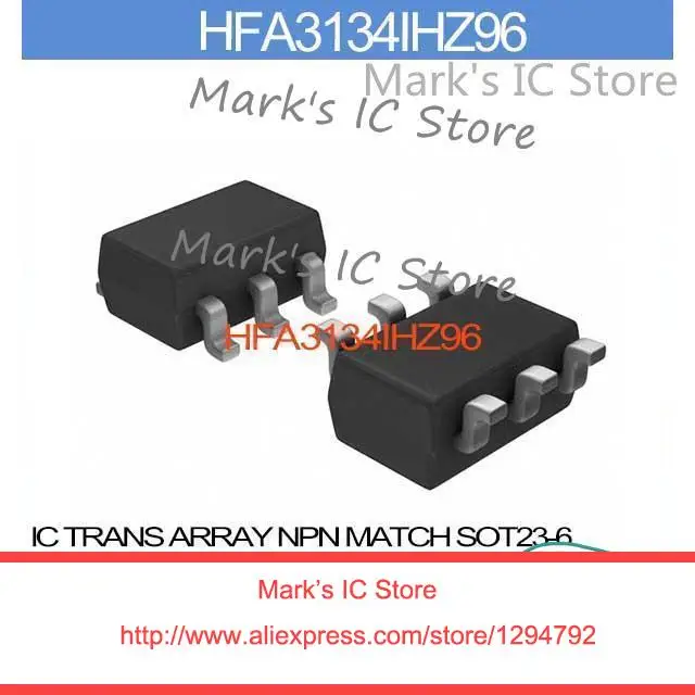 HFA3134IHZ96 IC транс Массив NPN MATCH SOT23 6 HFA3134IHZ 3134IH HFA3134I 3134IHZ hfa3134ihz9|match match| |
