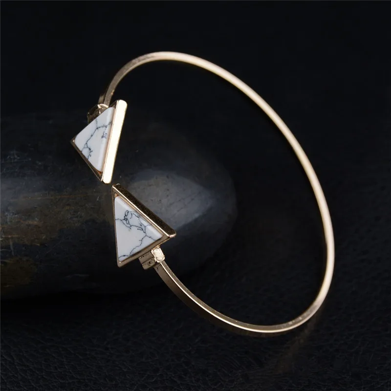 Браслет-манжета Регулируемый с геометрическим рисунком Женский Модный