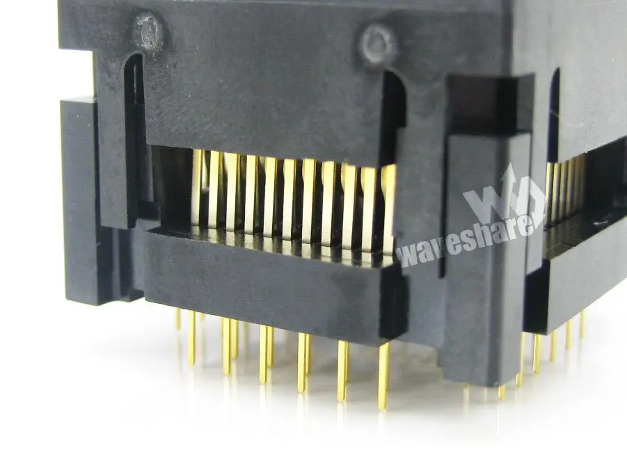 

PLCC44 IC120-0444-306 PLCC Yamaichi IC Test Burn-in Socket Programming Adapter 1.27mm Pitch Live-bug