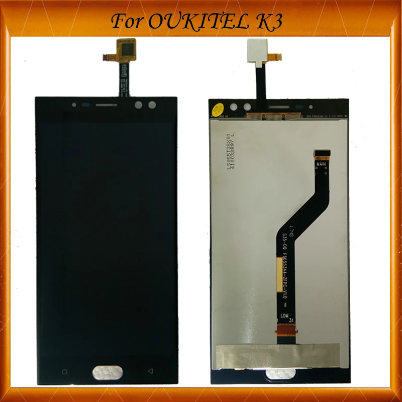 100% Протестировано OK для Oukitel K3 ЖК-дисплей и сенсорный экран 5 ''в сборе