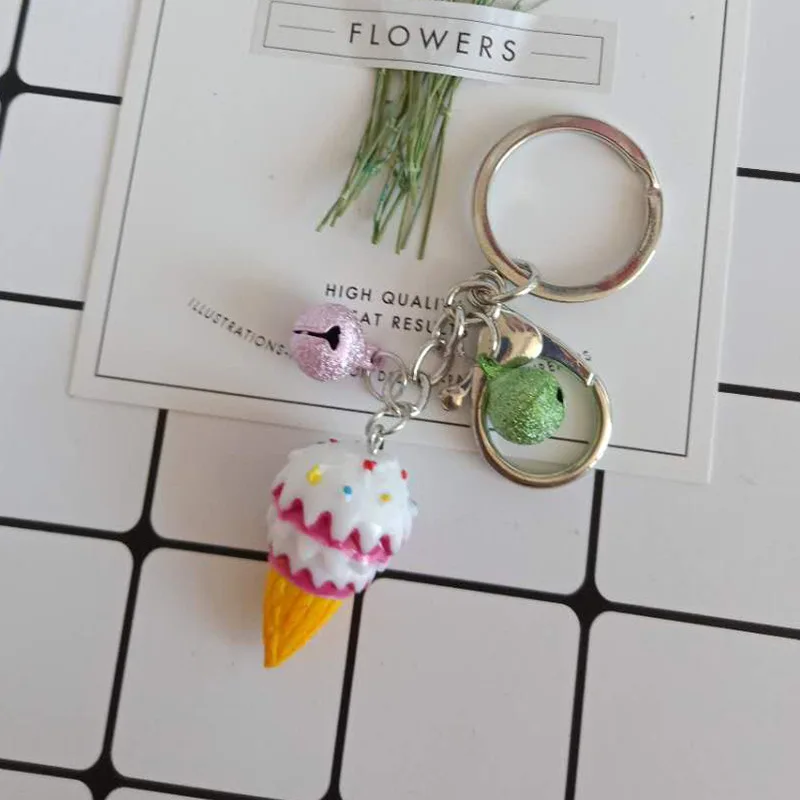 2019 New Cream Porte clef Women Fluffy Pompom Keychain llavero pom key chain Rabbit Fur Ball Bag Chaveiro sleutelhanger Pomp | Украшения и