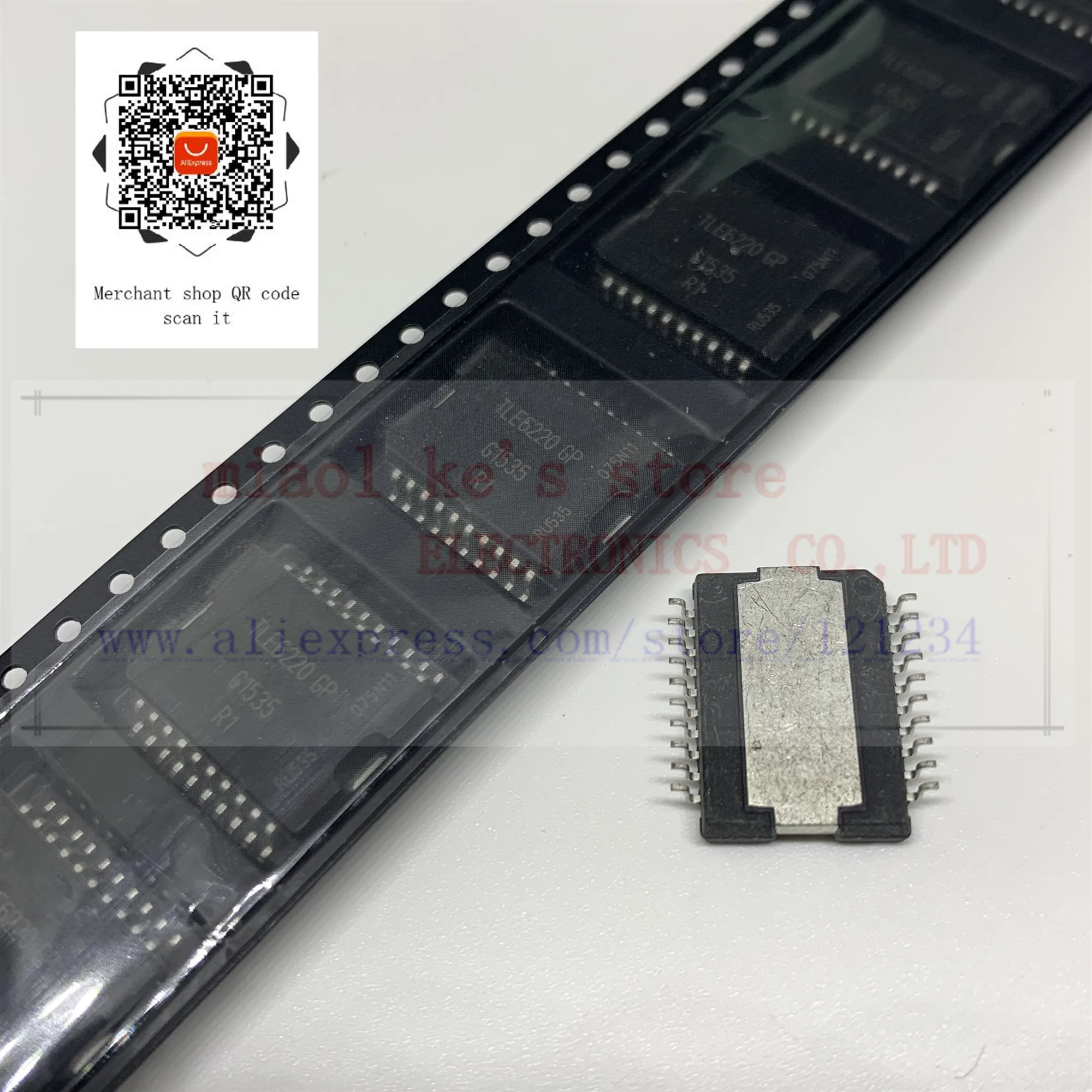 [1 шт. ~ 5 шт.] 100% Новый оригинал: TLE6220GP TLE6220 GP [ N-channel 4 V-5 V 3A 320milliohms]IC SW SMART QUAD LOSIDE DSO-20 |