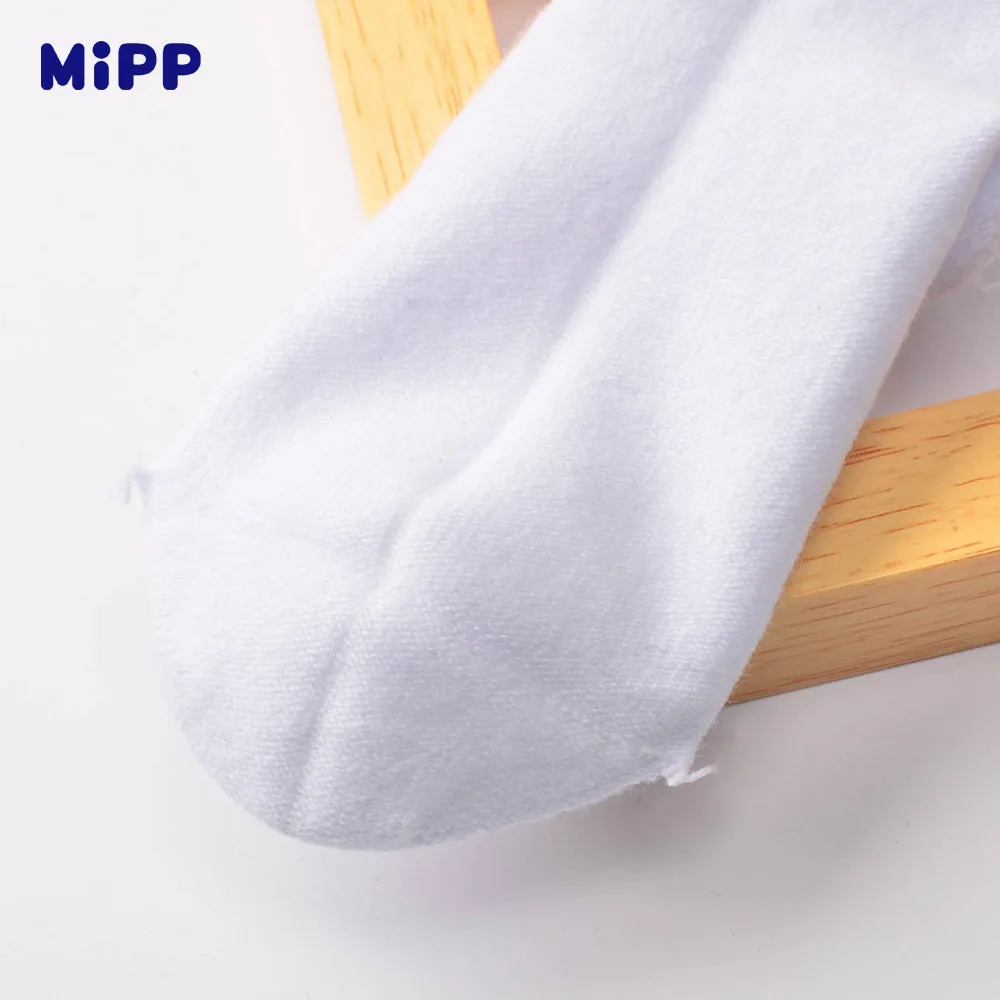 6Pairs/Lot MIPP Baby White Kid Socks Spring Soft Cotton Children For Boys Girls Sport Students Socks Hand-sewn without bone