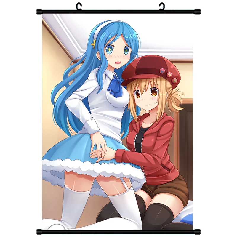 Японский аниме Декор стены прокрутки Himouto! Umaru-chan печатная живопись на холсте