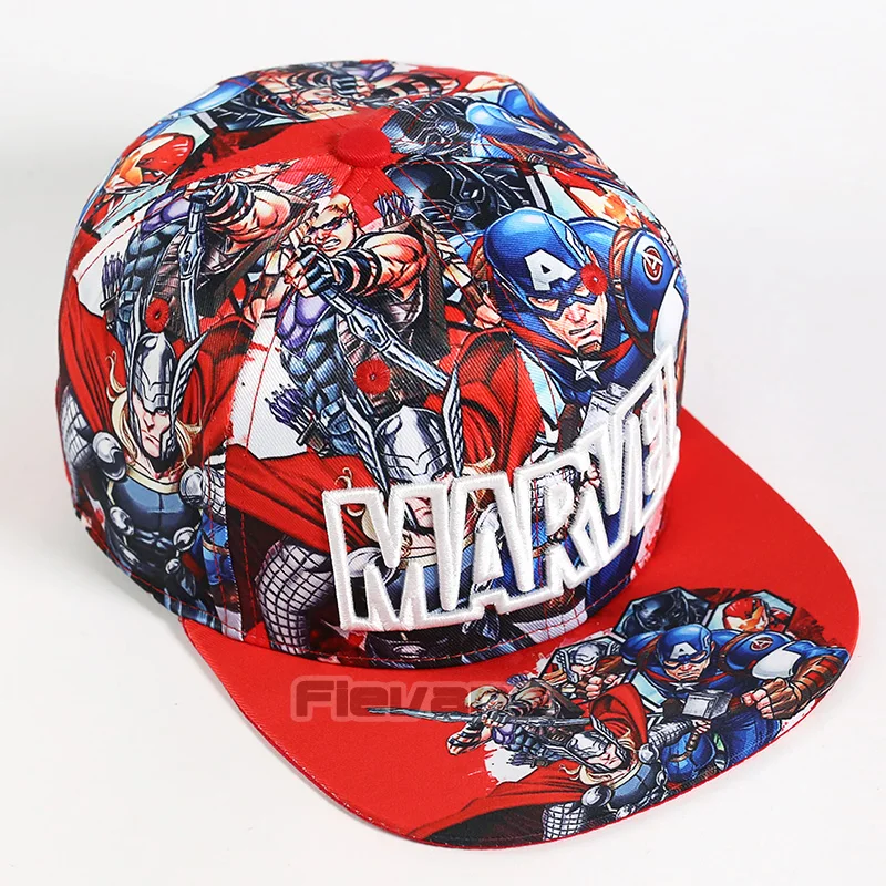 Marvel Мстители эндигра печать бейсболка шапка-бейсболка Bboy шапки хип-хоп для мужчин мальчиков