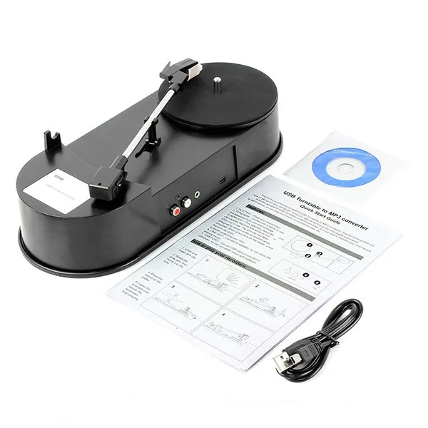 USB Mini Vinyl Turntables Audio Player Support Turntable Convert LP Record to CD or MP3 Russia Brazil Free Shipping|turntable mp3|turntable cdplayer touch |