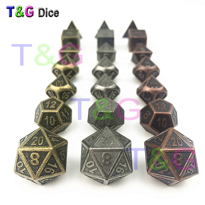T & G Высокое качество Подземелья и Драконы 7 шт./компл. креативная РПГ игра