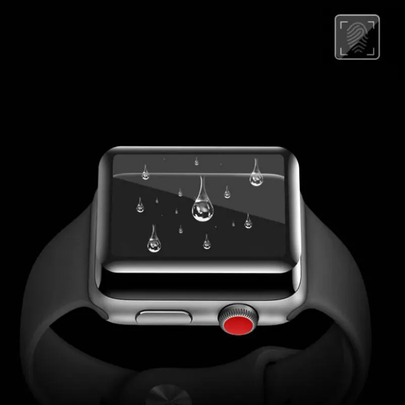 Защитная пленка из закаленного стекла с полным клеем для iWatch Apple Watch серии 4 3 2 1 38