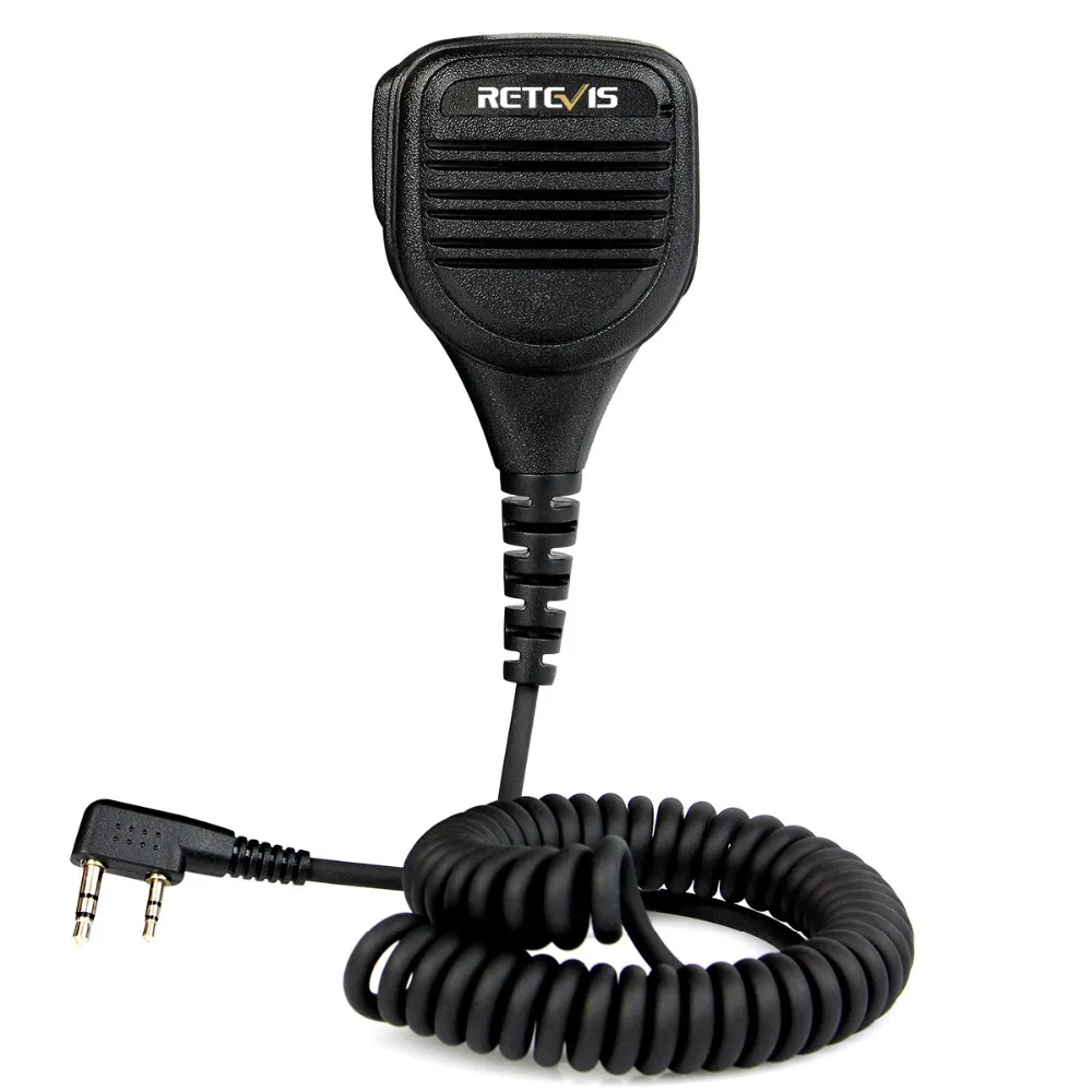 10 шт. Retevis 2 контактный Динамик Микрофон для Kenwood H777 RT22 RT1 RT3 RT5 RT81 Baofeng UV 5R BF 888s TYT Walkie