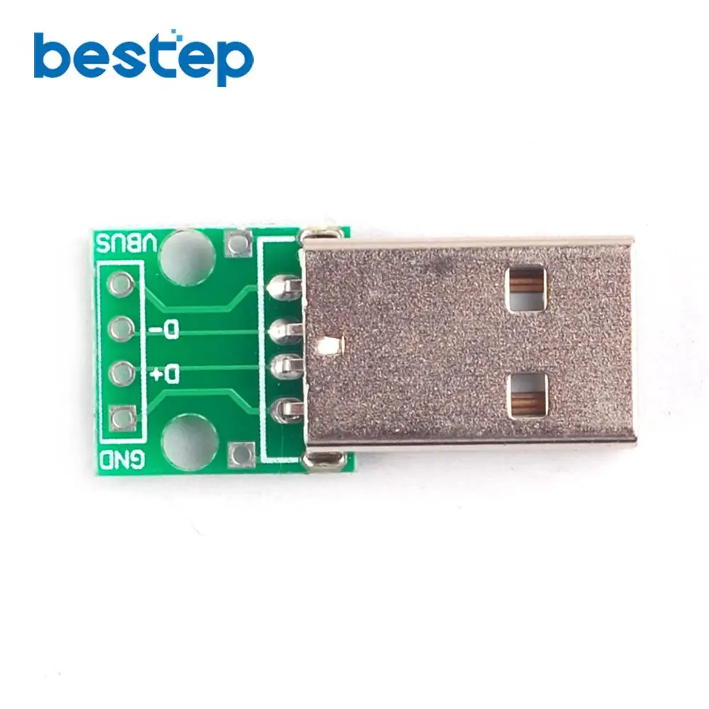 2 шт. адаптер конвертер USB на DIP для печатной платы 54 мм|usb supply|usb tousb to dip |