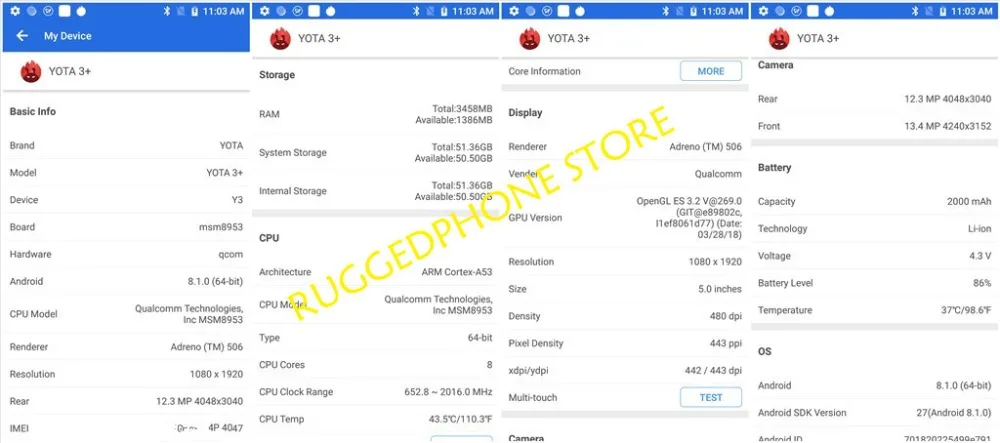 Полом Yota(Йота) 3+ Yotaphone3+ Глобальная версия 64G/128G Android8.1OctaCore двойной Экран 5," FHD Экран 5,2" сенсорный экран E-ink Snapdragon смартфон