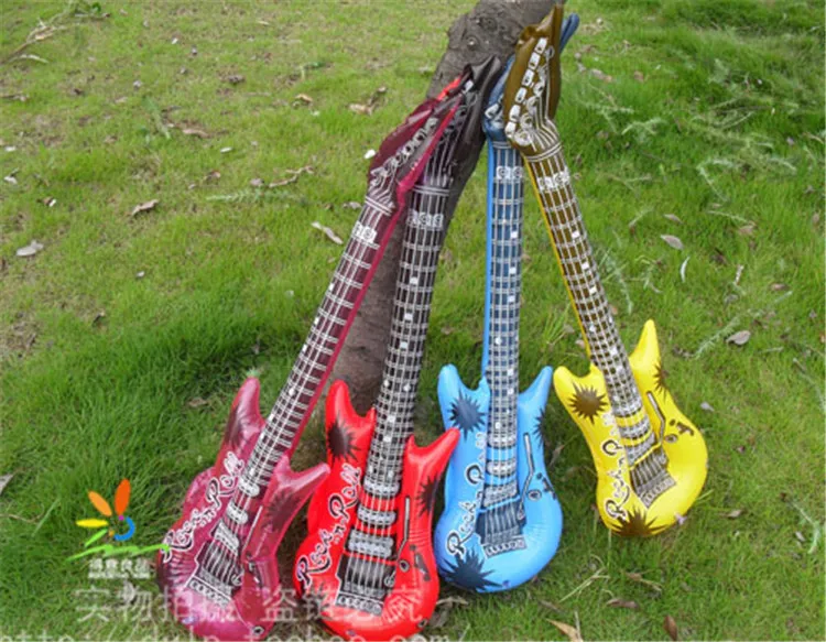 

6pcs/lot fashion inflatable games music instruments toy,electonic organ , saxophone,horn ,drum set ,guitar kids toys