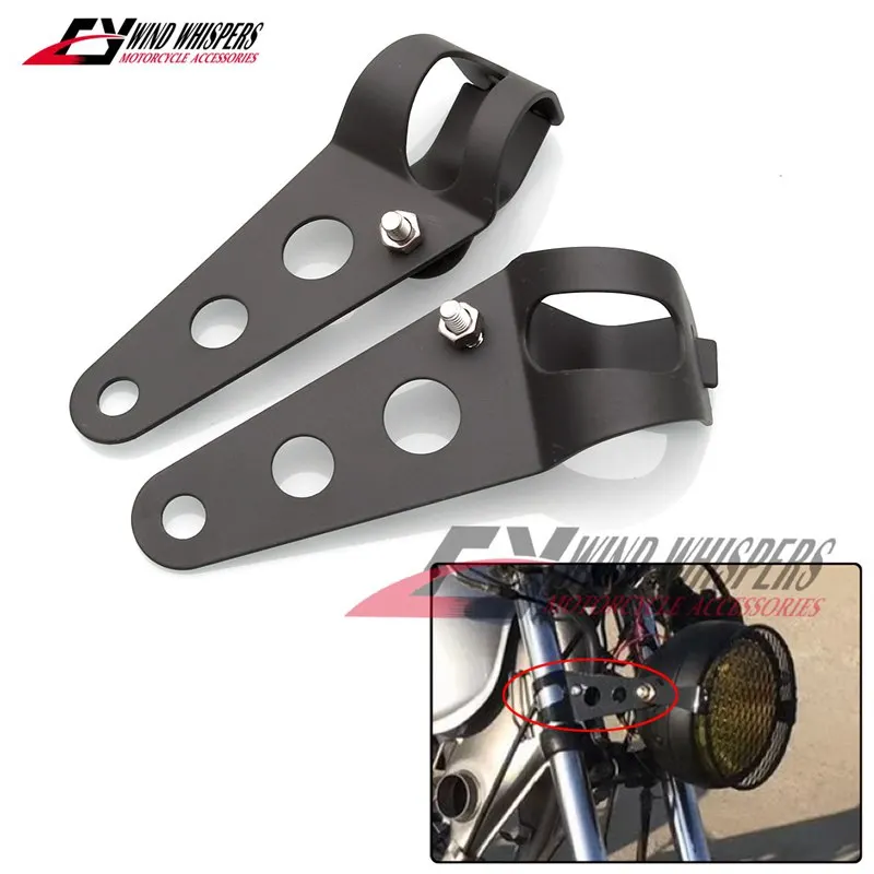 Мотоциклетные крепления для фар 28 мм-36 мм кронштейны с вилочными ушками Harley Chopper