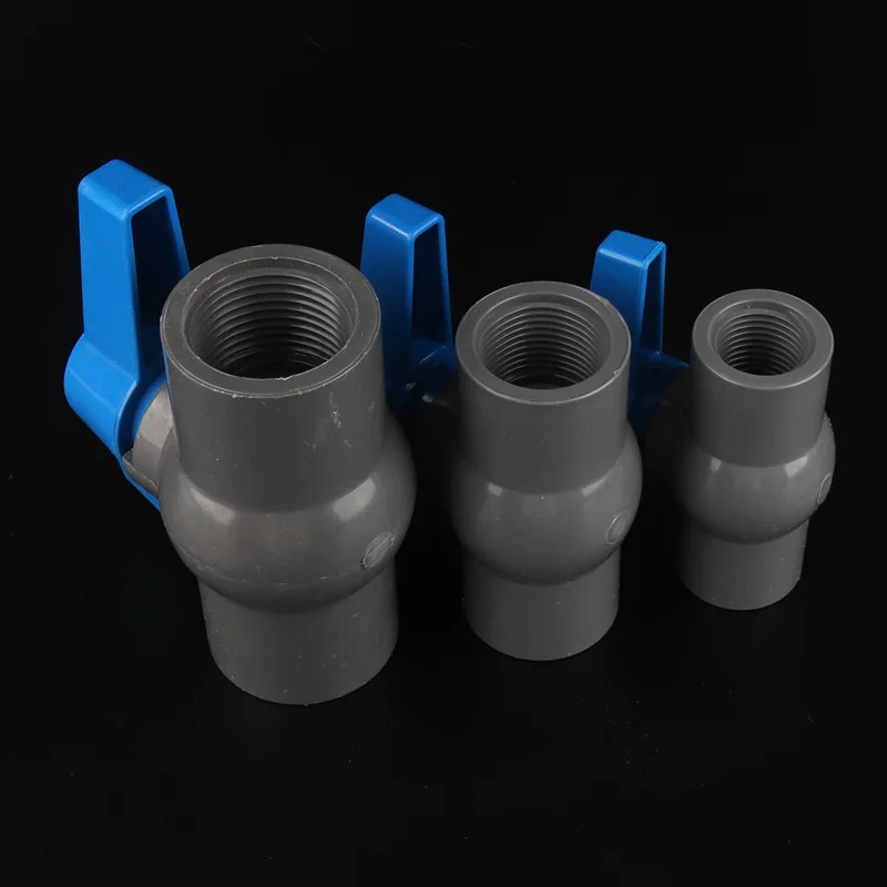 1 шт. 1/2 &quot3/4&quot &quotЖенская резьба ПВХ шаровой клапан садовый орошение Разъемы