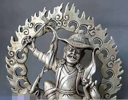 9 &quotКитай серебряный фэн-шуй счастливый буддизм лошадь Лакшми статуя Будды | Дом