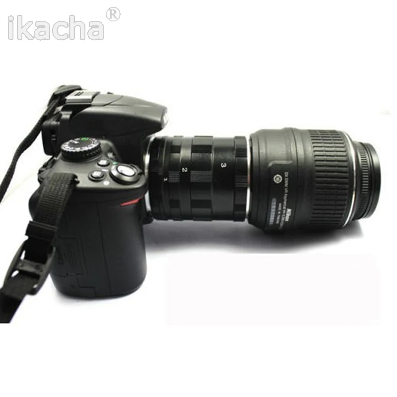 Ручной макро Удлинительный трубчатый кольцевой адаптер для объектива DSLR камеры