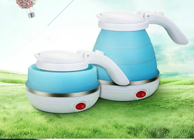 

Travel folding silicone kettle 0.5L portable travel electric