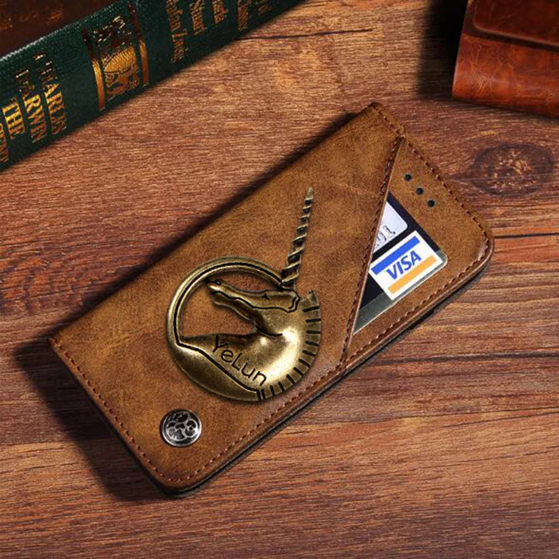 

YeLun Case For Alcatel 1 Case Cover 5.0" Hight Quality Flip Leather Case For Alcatel 1 Unicorn Cover Phone Bag