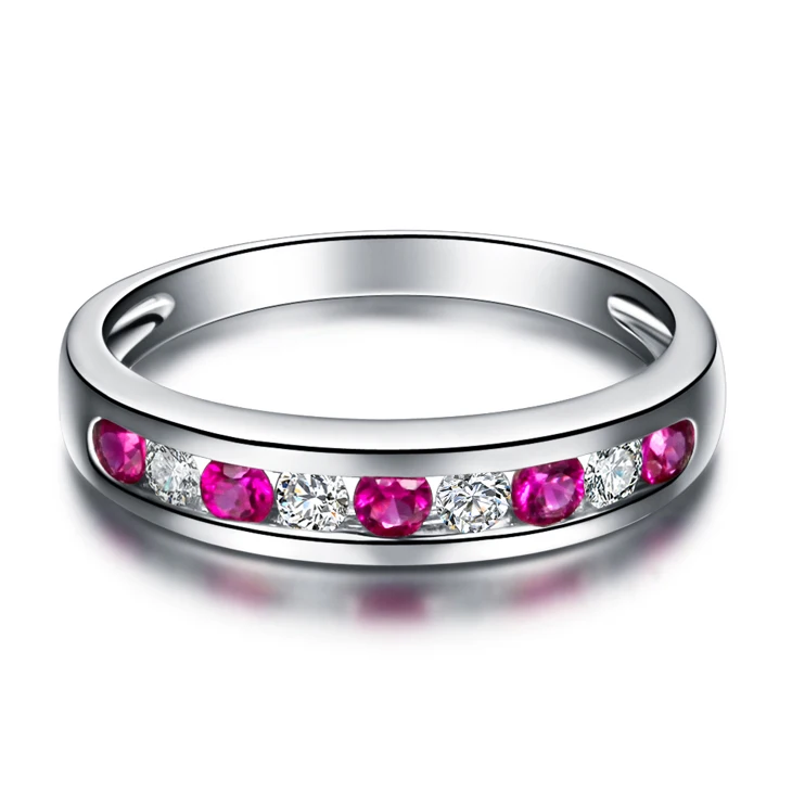 Новое поступление ZOCAI 18K белое золото двойные драгоценные камни 0 31 Ct
