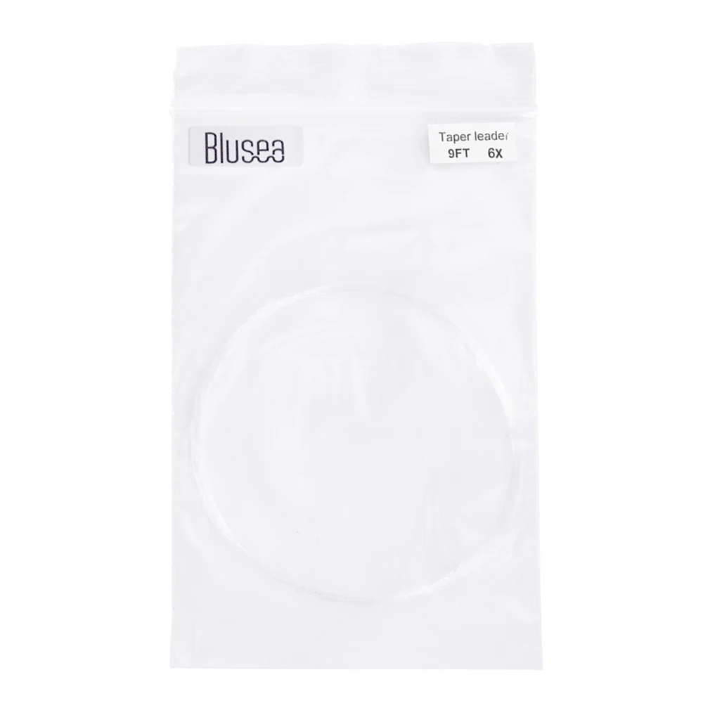 Blusea Fly леска 5 шт в упаковке 9 футов 0X-6X конические лидер нейлон прозрачный