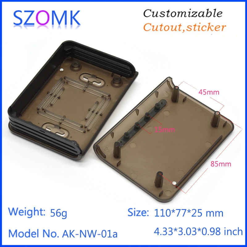 10pcs a lot Custom Process Service Plastic Network Enclosure Junction Box Connector hifi modems Electrical | Обустройство дома