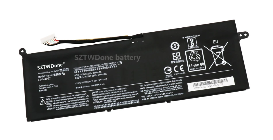 SZTWDone L14M4P22 L15C4PB0 ноутбук аккумулятор для Lenovo IdeaPad S21E-20 S21E 7,4 V 23WH 3144 мА-ч