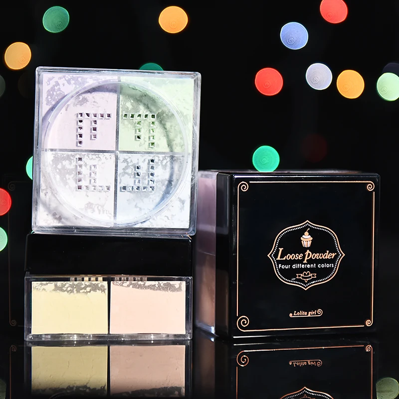 Прозрачная пудра для лица 4 цвета|translucent powder|finishing powderloose powder |