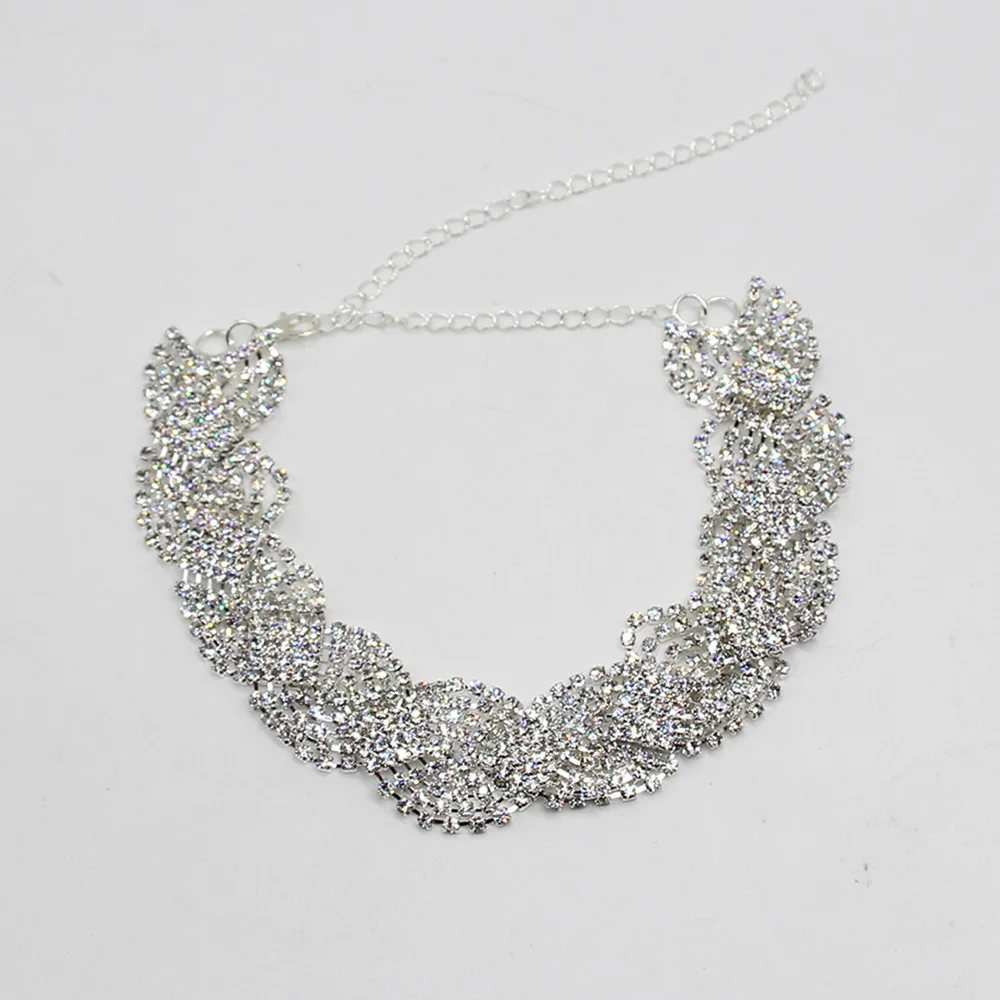 AINAMEISI модное свадебное ожерелье с горным хрусталем и галстуком бабочкой