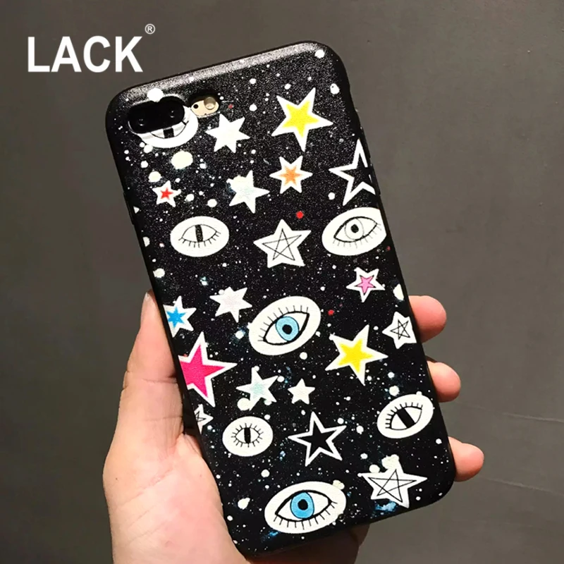 LACK Звезда Моды Прекрасный Ангел Большой Глаз Телефон Случаях Для iphone 6 Case s 7 Плюс