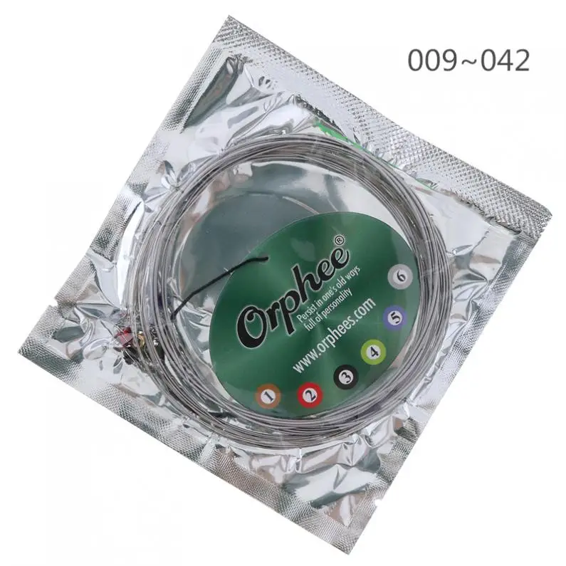 

6pcs/lot Electric Guitar String Super Light 009-042 Bright Tone Nickel Alloy String