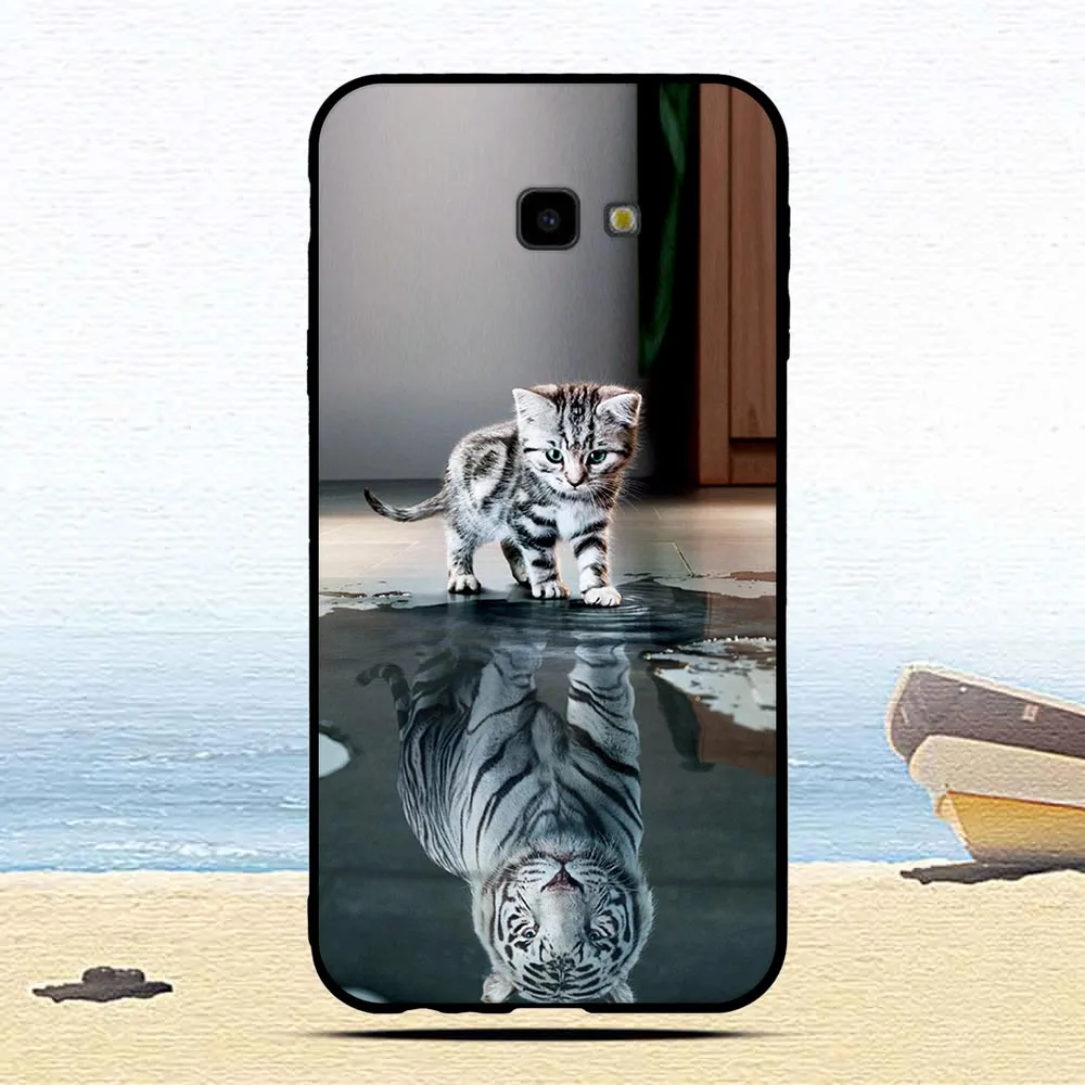 14 Чехол для samsung Galaxy J4+ J415/J4 Prime/J4 Plus чехол с изображением кота для samsung J4+ J4Plus J4Prime ТПУ силиконовый чехол с рисунком s - Цвет: 14