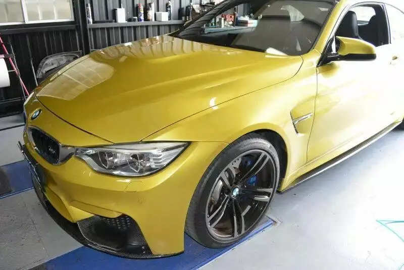 Передний спойлер для бампера F80 F82 M3 M4 Performance Style // 3 шт./компл. сплиттер переднего из
