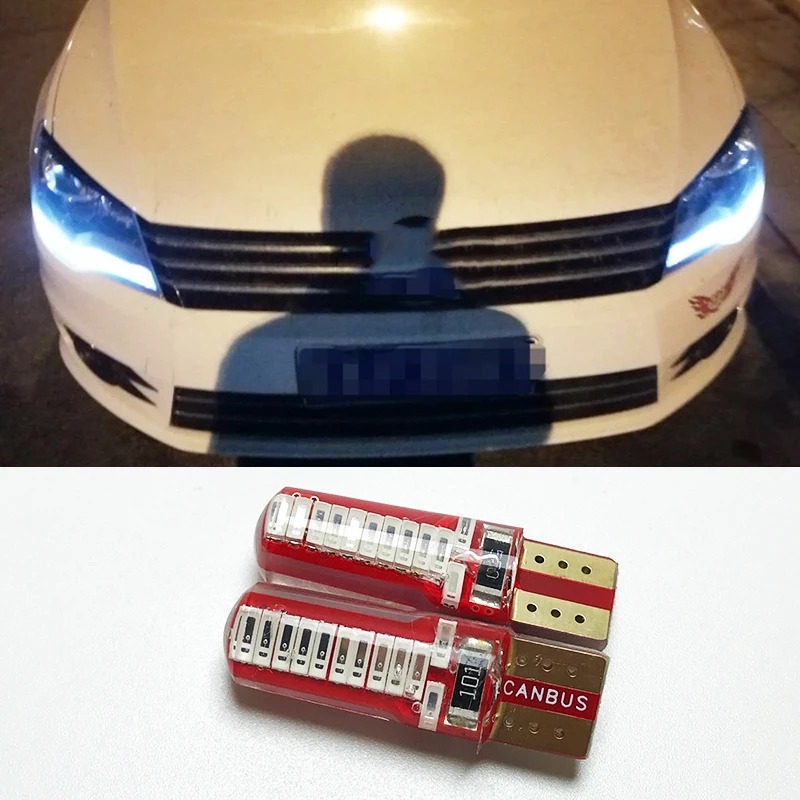 Автомобильный светодиодный фонарь T10 194 W5W Canbus 5630 SMD для VW Volkswagen Jetta Lavida Polo Bora Vistar Caddy