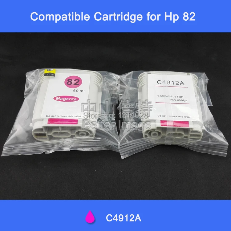 

Пурпурный картридж INK WAY C4912A Для HP82