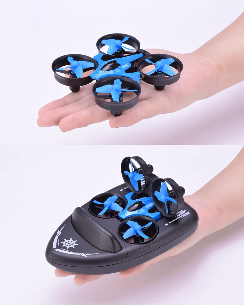 Оригинальный JJRC H36F 2 4G автомобиль Дрон лодка 3в1 многофункциональный пульт