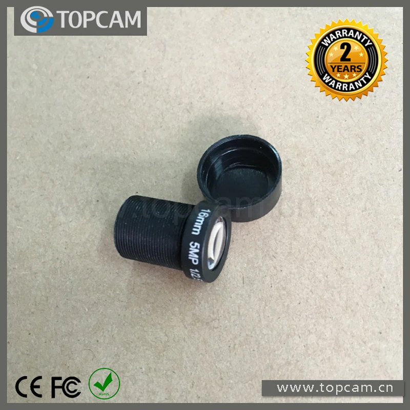 IP-камера видеонаблюдения TOPCAM HD 5 МП 16 мм ИК-плата 1/1/2 дюйма m12x0 50 м | Безопасность и