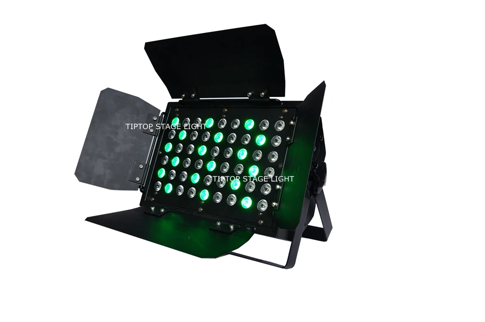 Бесплатная доставка TIPTOP 54X3W Крытый светодиодный проектный свет дизайн Barndoor RGBW