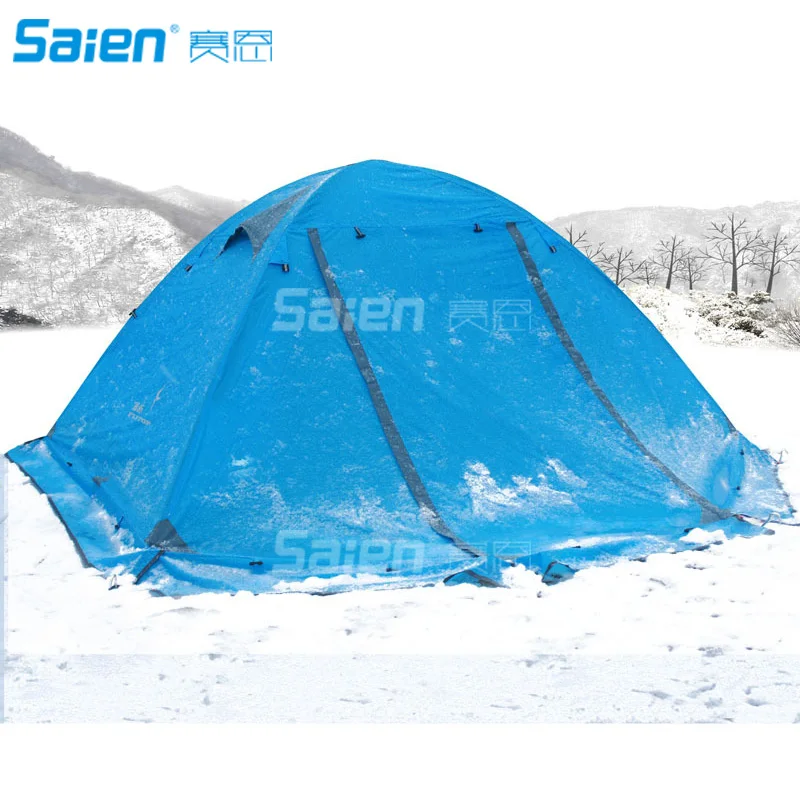 2 человека палатки для кемпинга двухслойный водонепроницаемый 3-сезонный